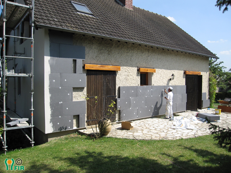 Isolation extérieure maison Mhère