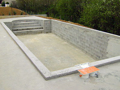 Création piscine béton à Nevers